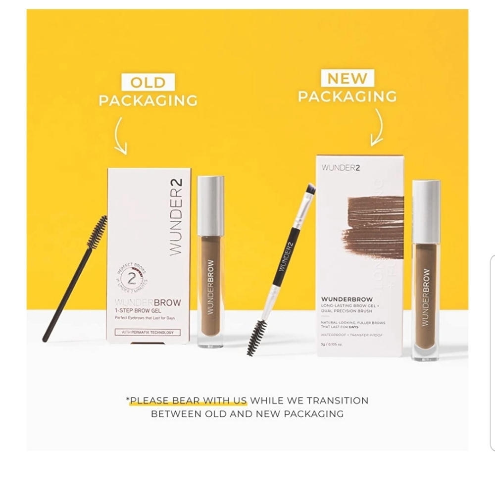 Long lasting brow gel